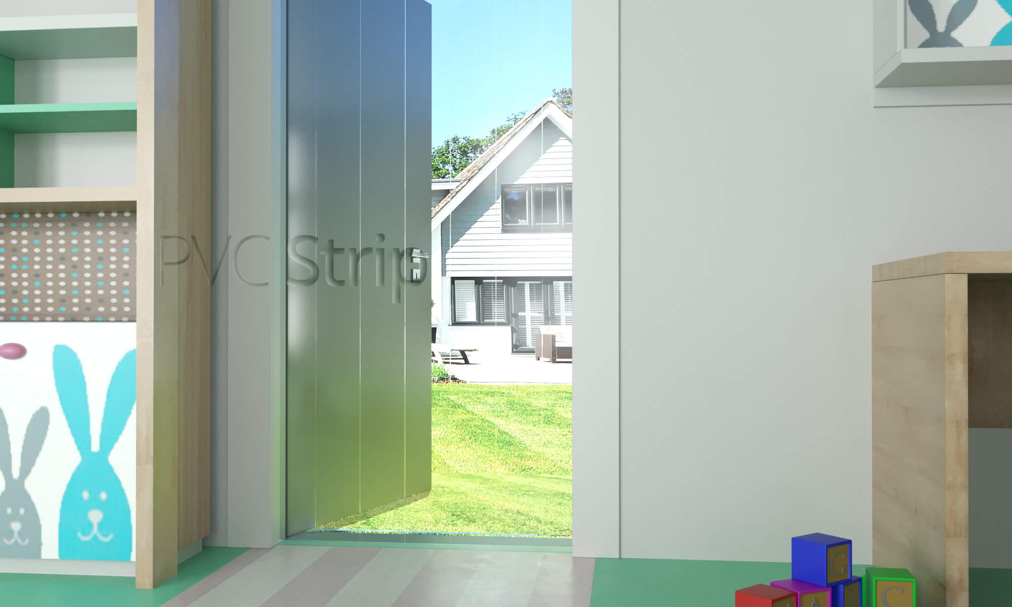School & Nursery PVC Strip Curtain Kits