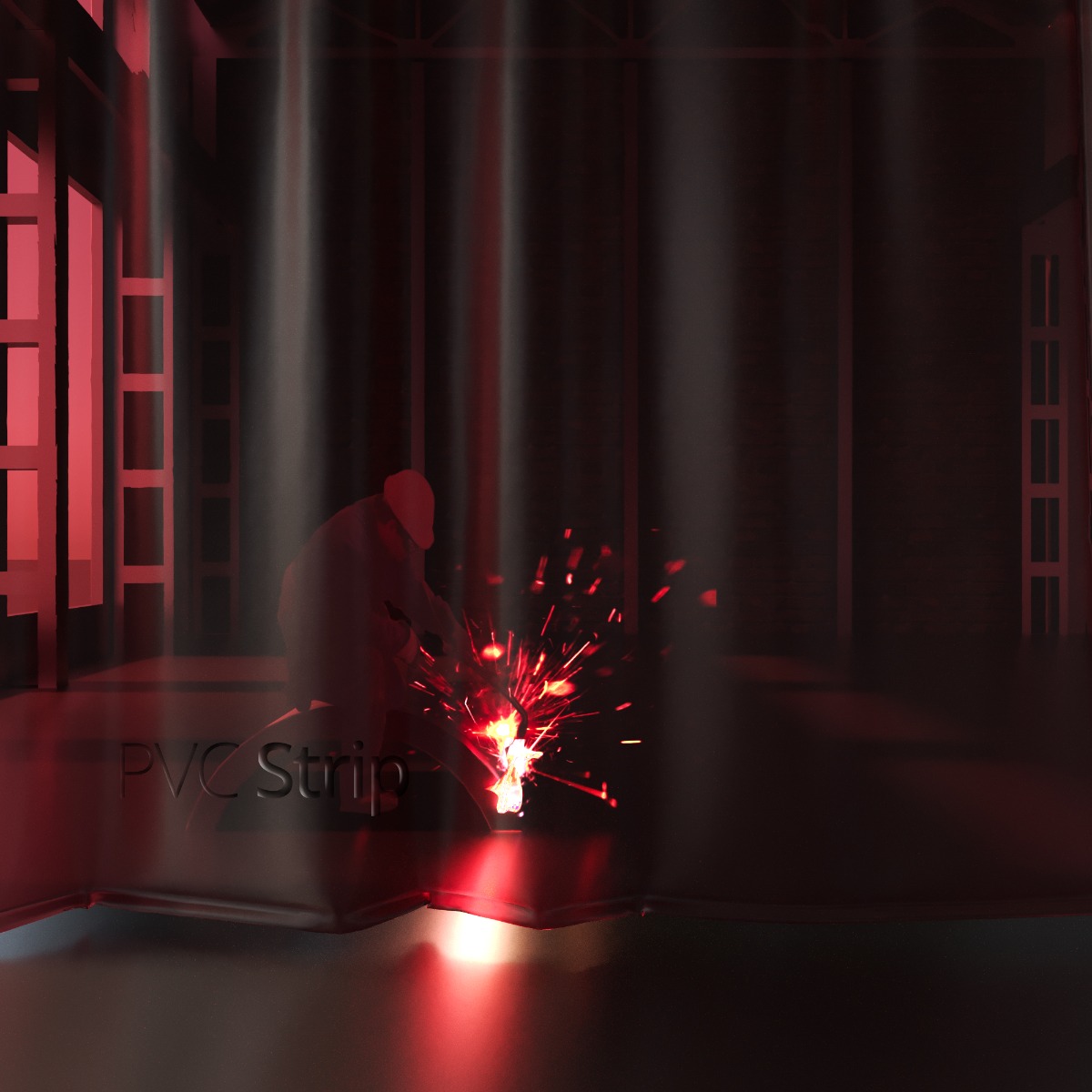 Red_Welding_Curtain