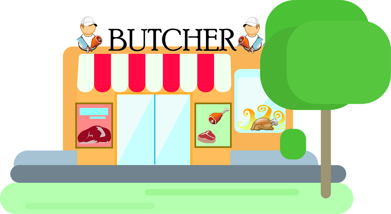 butchers pvc strip curtains