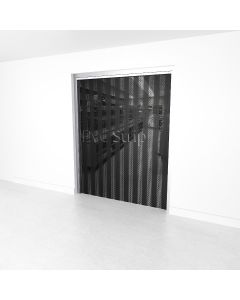 Black Mesh Insect Curtains Fly Screens