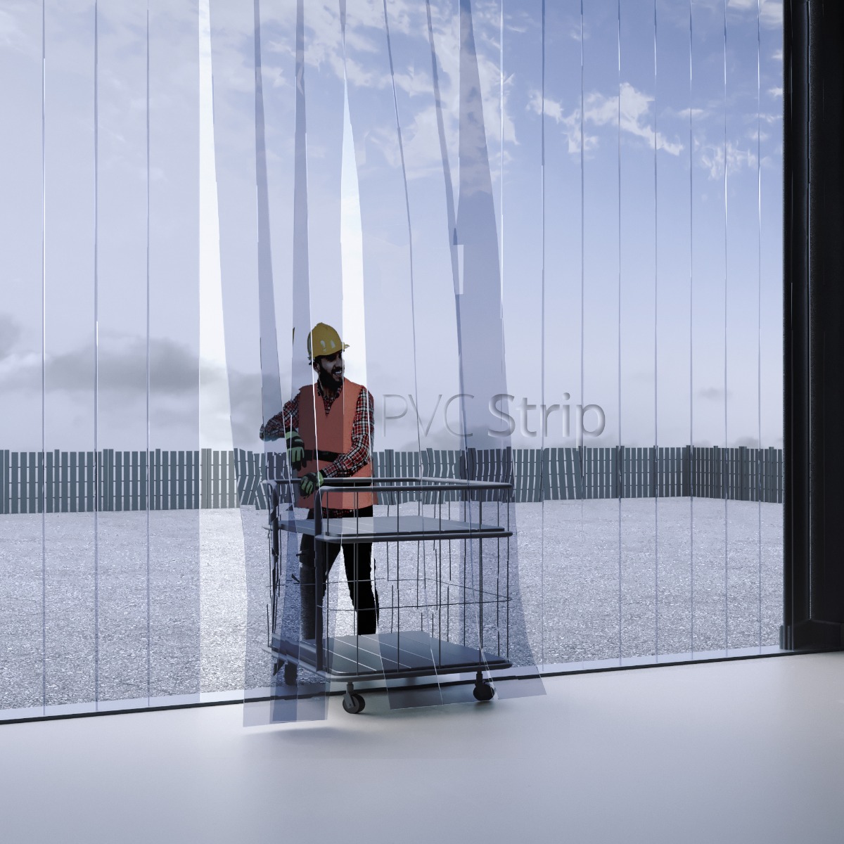 PVC Strip Curtains Plastic Door Strips Made to Measure, PVCStrip